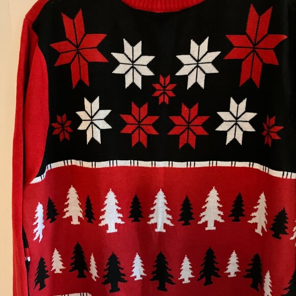 NFL Atlanta Falcons Ugly Christmas Sweater Mens Red, Black Size XX Large NEW. - Picture 15 of 16